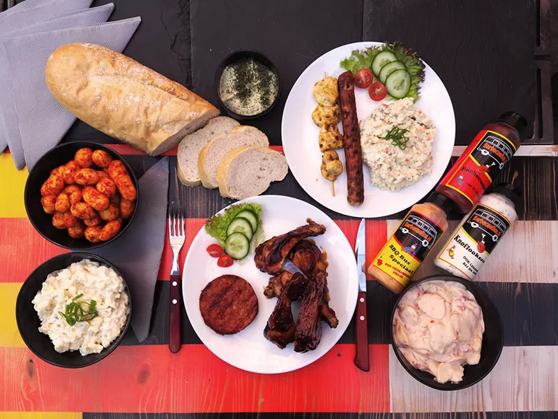 Barbecue buffet